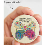 natural life your wings exist butterfly washcloth