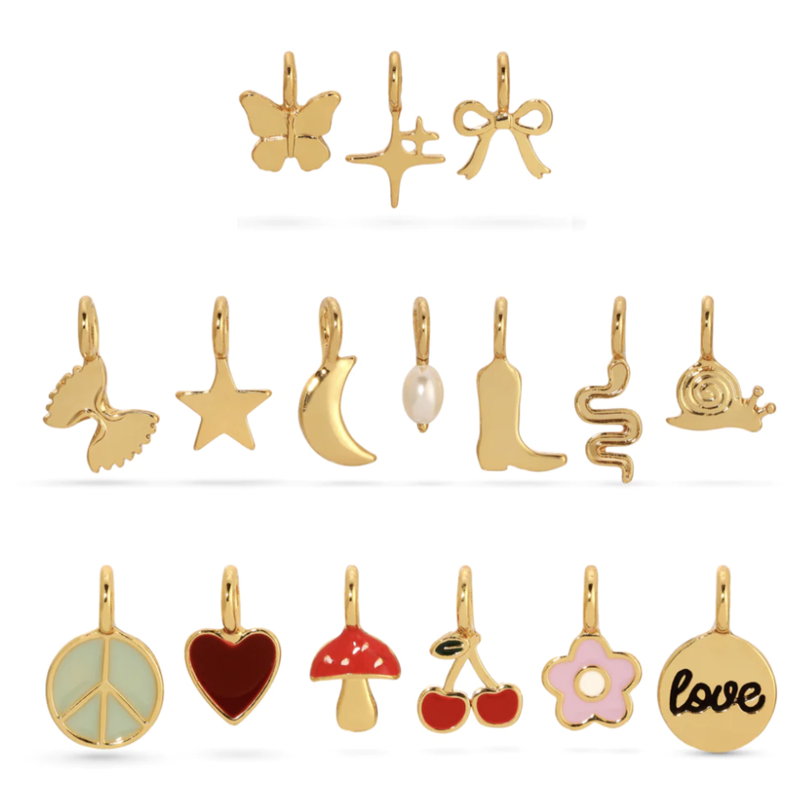 lucky feather charm garden charms