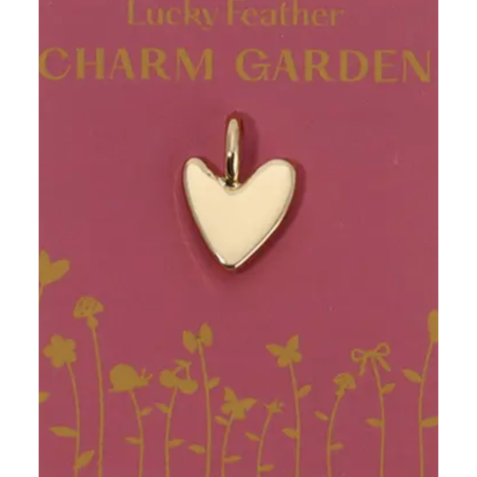 lucky feather charm garden charms