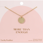 lucky feather more than enough necklace