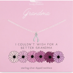 lucky feather grandma wishbone necklace