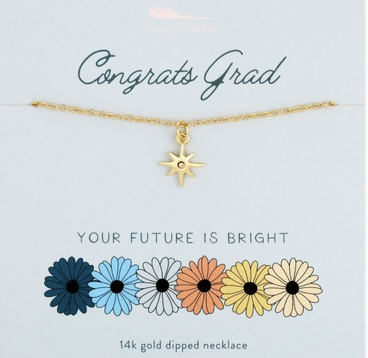 lucky feather Graduate Bright Future Necklace