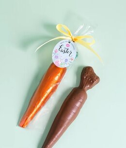 available at m. lynne designs Solid Milk Chocolate Carrot