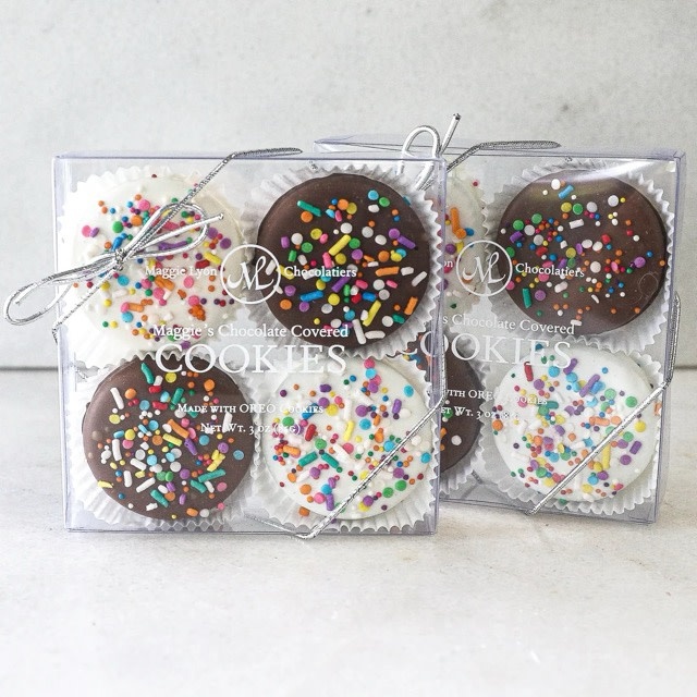 available at m. lynne designs Chocolate Covered Rainbow Cookie