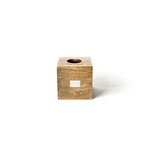 happy everything wood square mini tissue box
