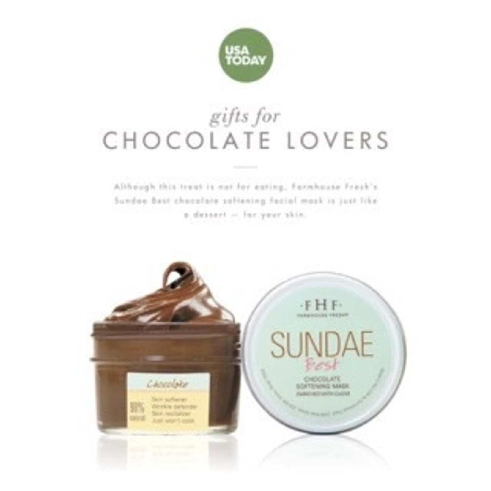 farmhouse fresh sundae best chocolate softening mask