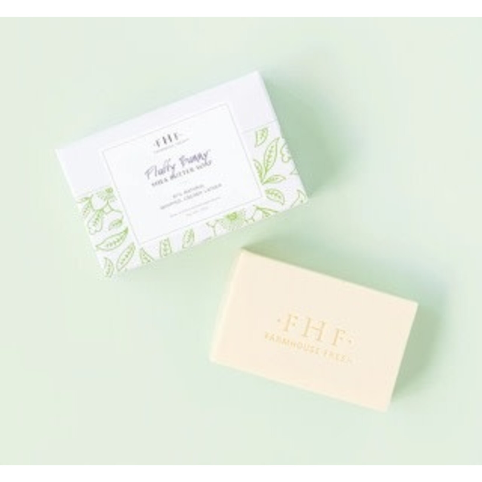farmhouse fresh fluffy bunny shea butter soap
