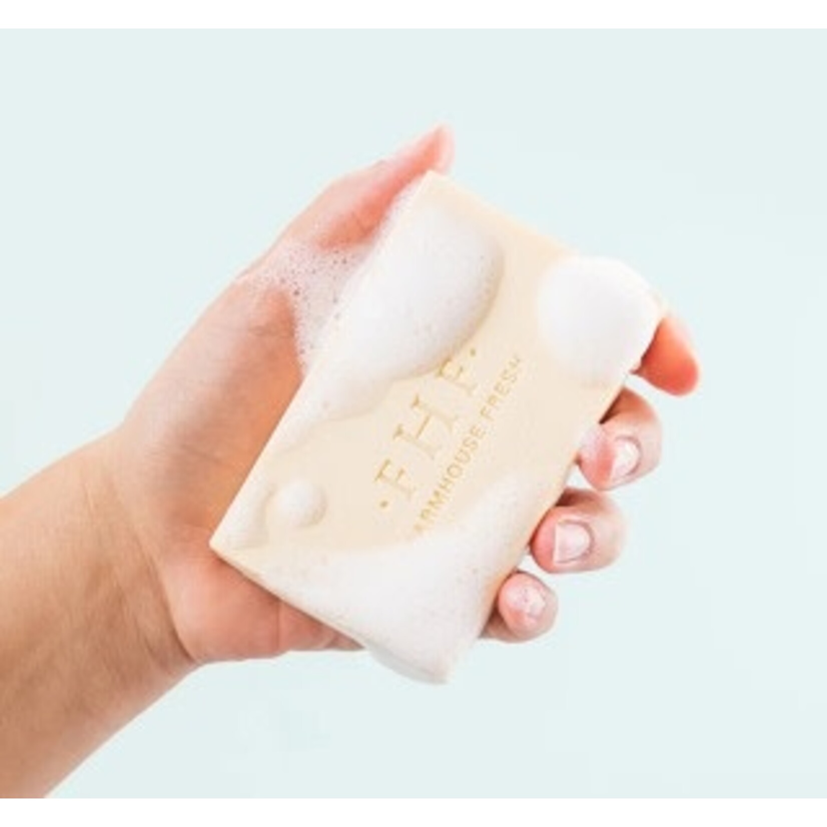 farmhouse fresh fluffy bunny shea butter soap