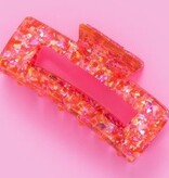 taylor elliott designs Claw Clip, Red & Pink Confetti