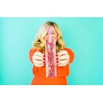 taylor elliott designs red & pink confetti bookmark