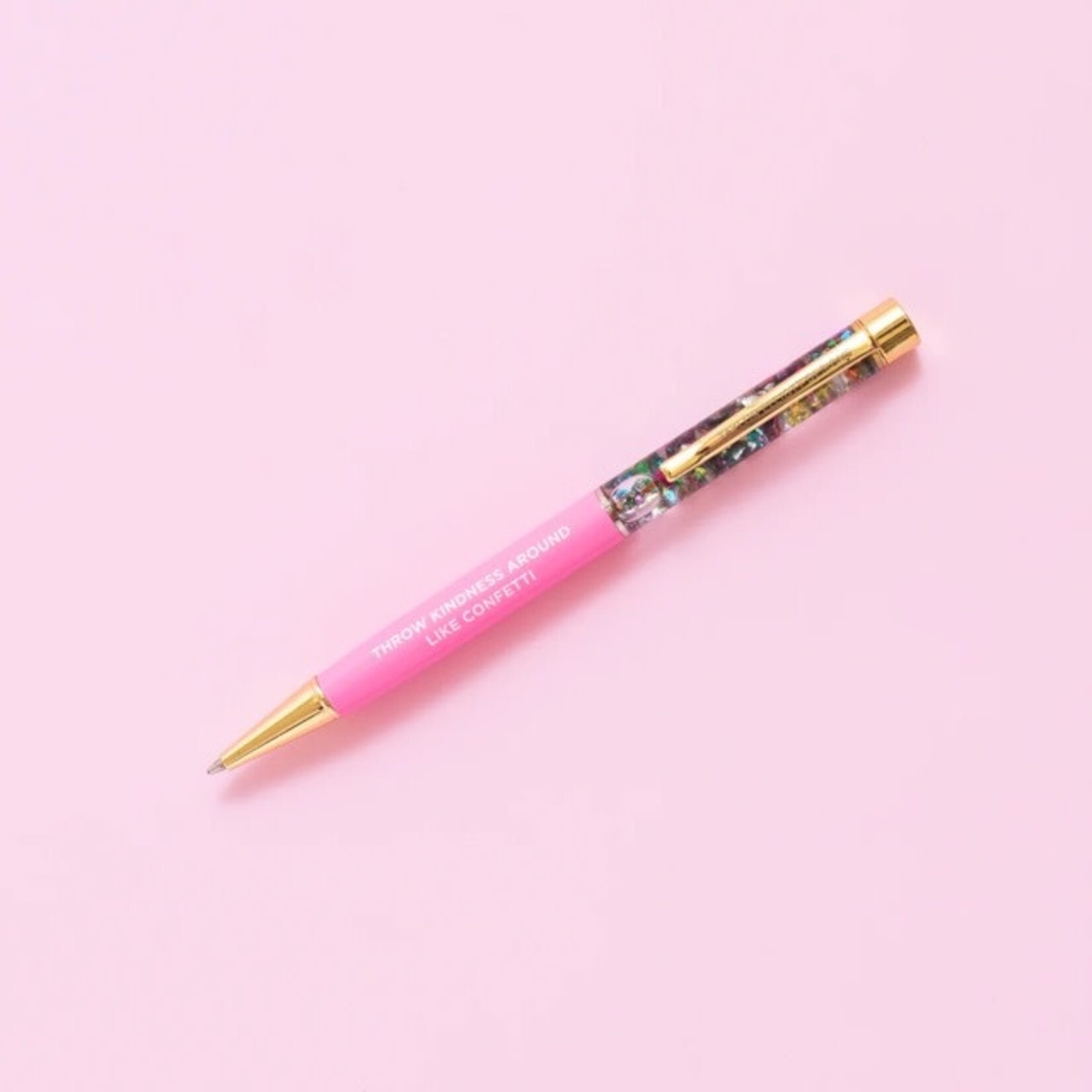 taylor elliott designs pink confetti pen