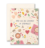 available at m. lynne designs May You Be Covered in Sprinkles Card