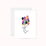 available at m. lynne designs balloon dog card