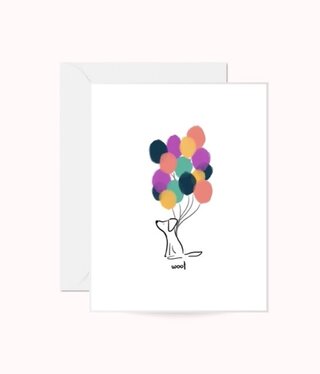 available at m. lynne designs Balloon Dog Card