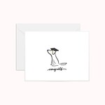 m. lynne designs congrats grad dog card