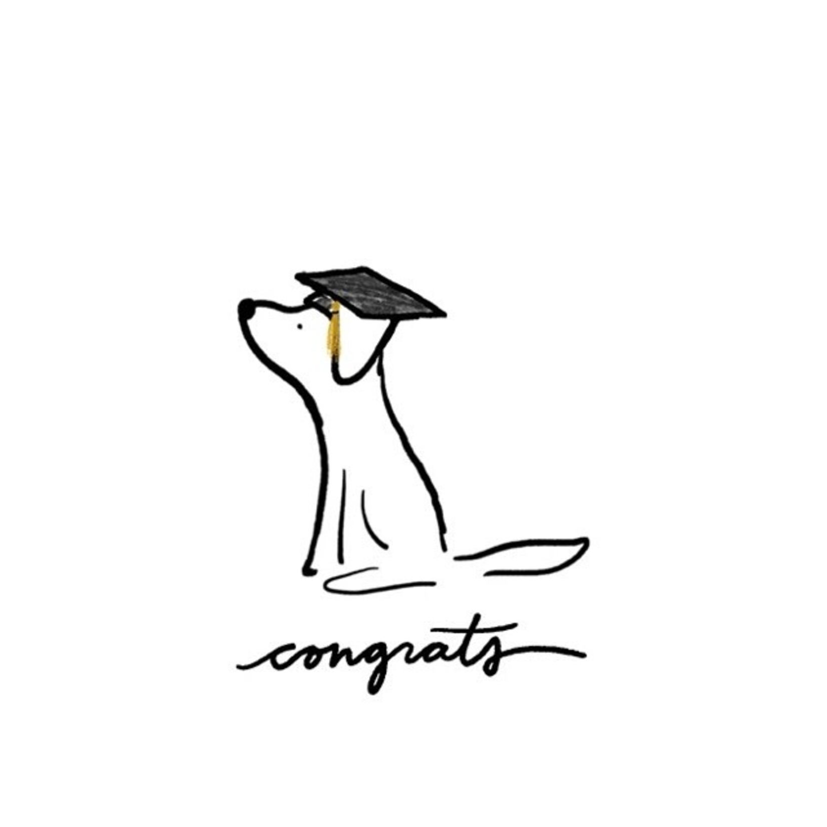m. lynne designs congrats grad dog card