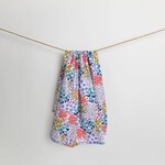 m. lynne designs ellender white floral tea towel