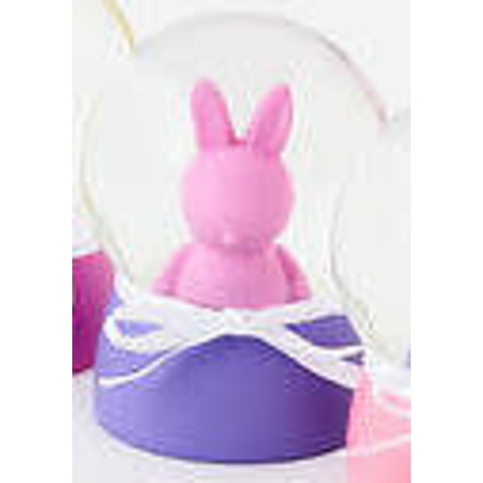 m. lynne designs bunny waterglobe