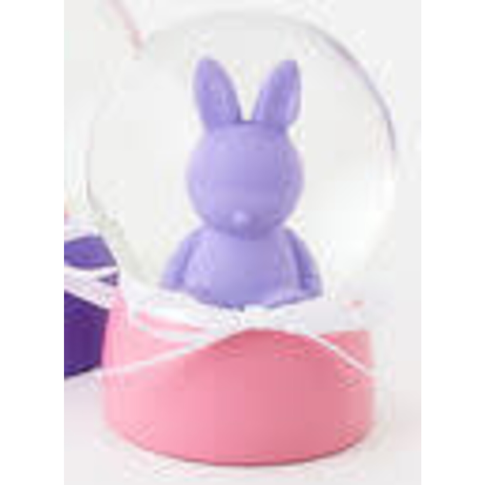 m. lynne designs bunny waterglobe