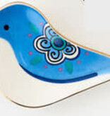 available at m. lynne designs Blue & White Bird Trinket Dish