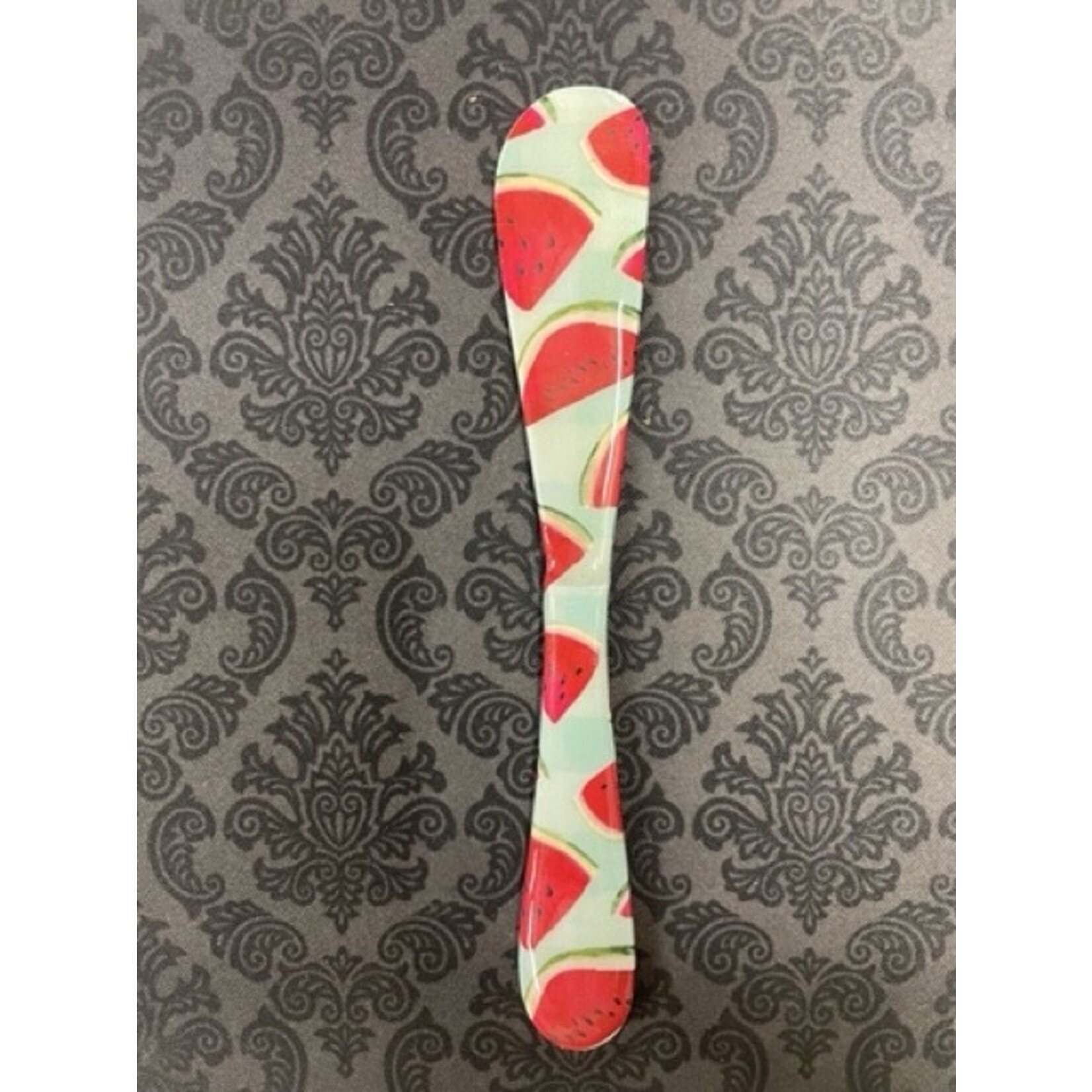 m. lynne designs watermelon stainless steel spreader