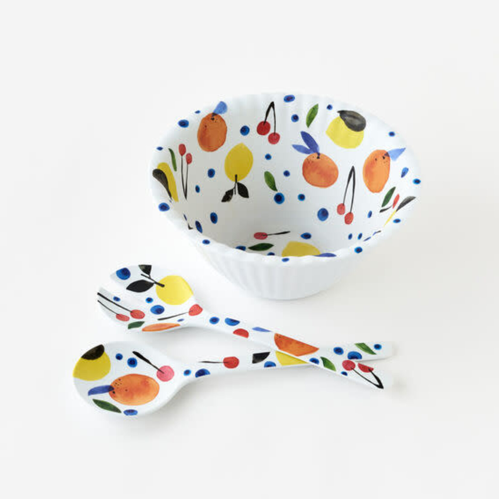 m. lynne designs melamine fruit bowl or salad set