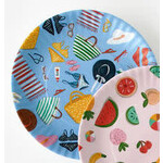 m. lynne designs poolside ‘paper’ melamine plate