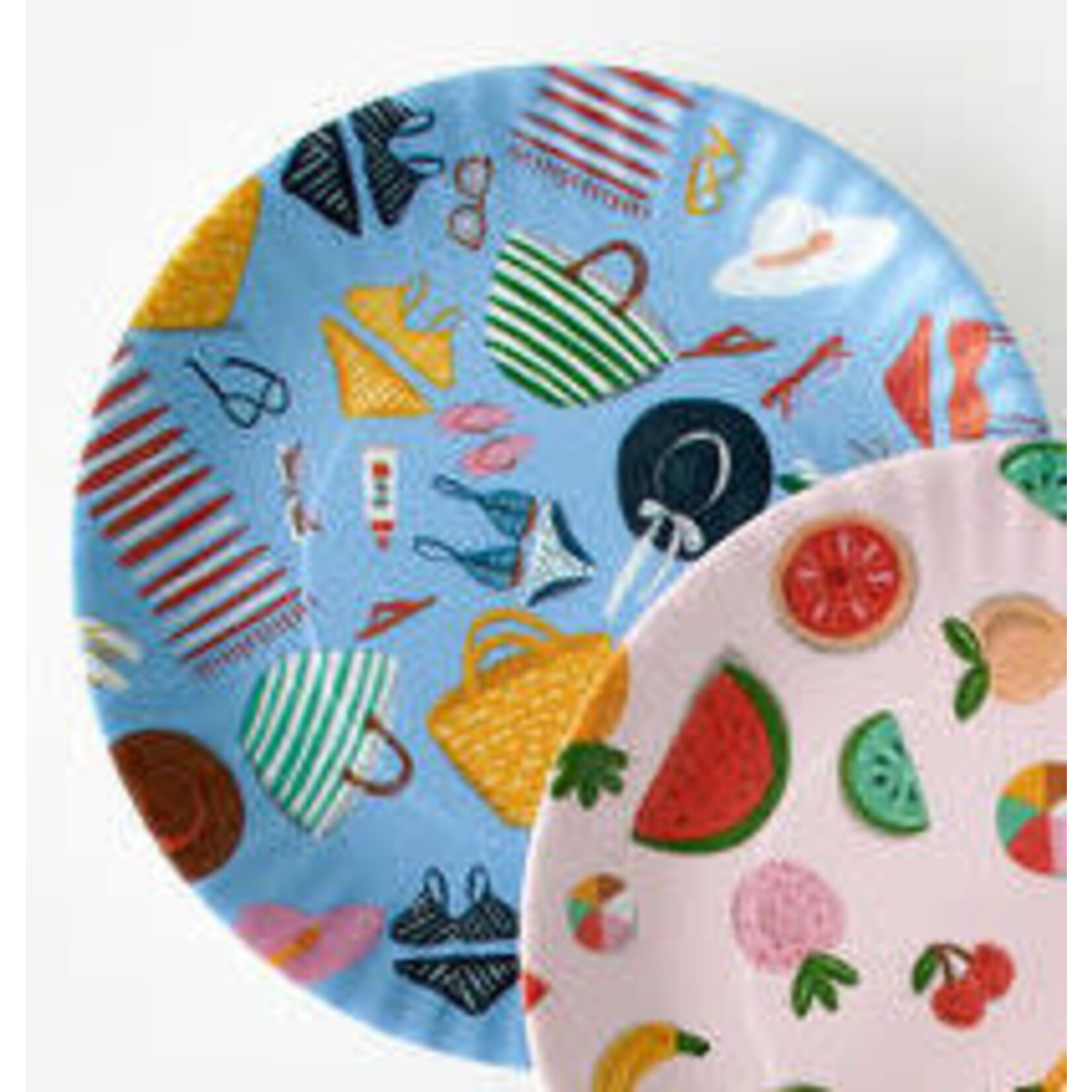 m. lynne designs poolside ‘paper’ melamine plate