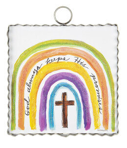 the round top collection God's Promise Rainbow Charm