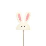 the round top collection peeking bunny mini stake