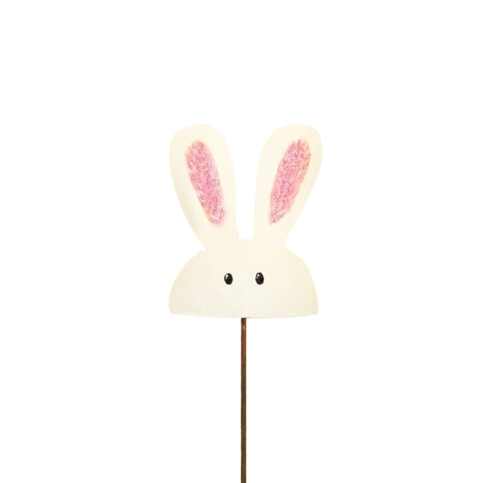 the round top collection peeking bunny mini stake