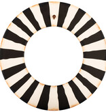 the round top collection Black and White Wreath Hanger