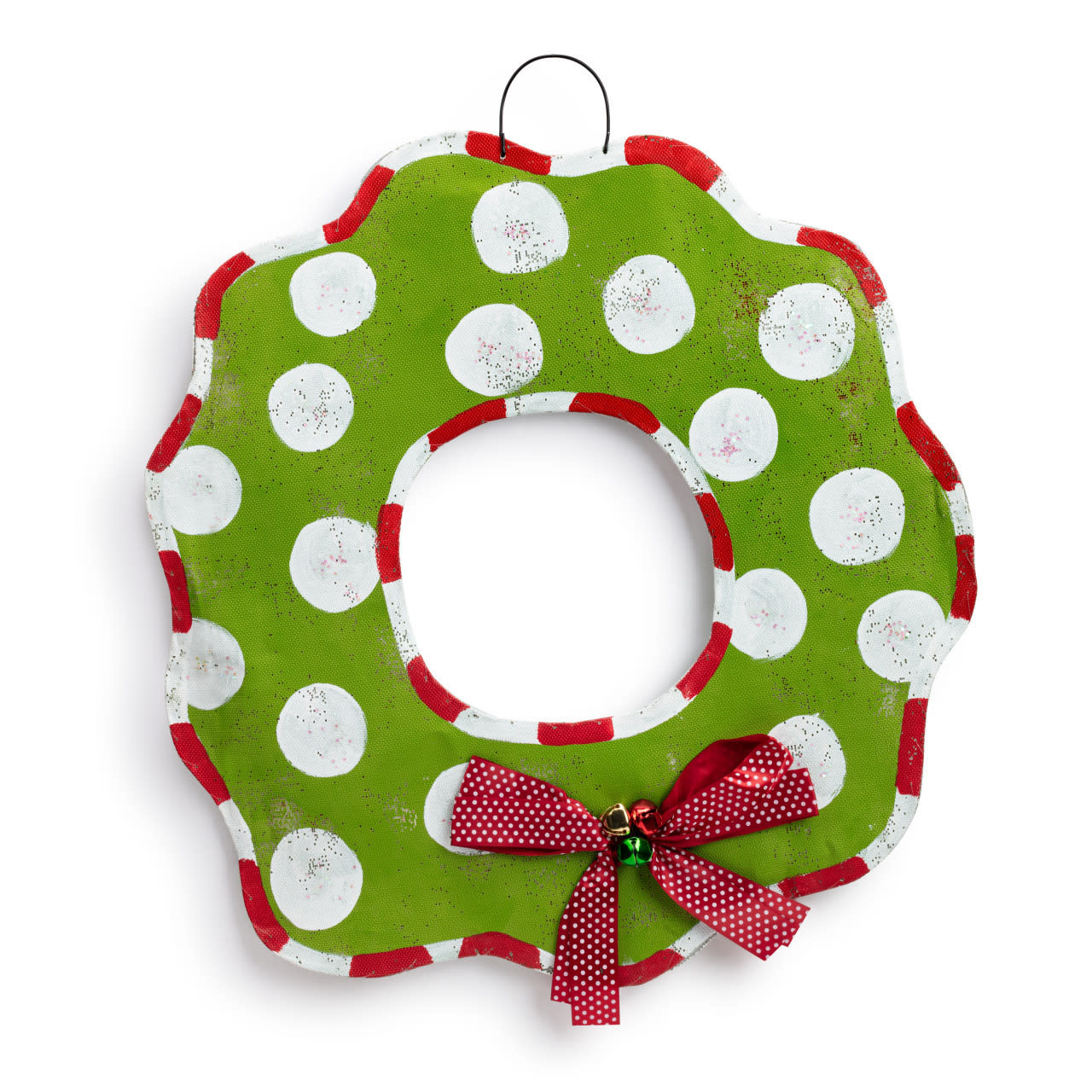 available at m. lynne designs Reversible Winter Wreath Door Hanger