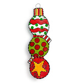 available at m. lynne designs reversible snowman & ornaments door hanger