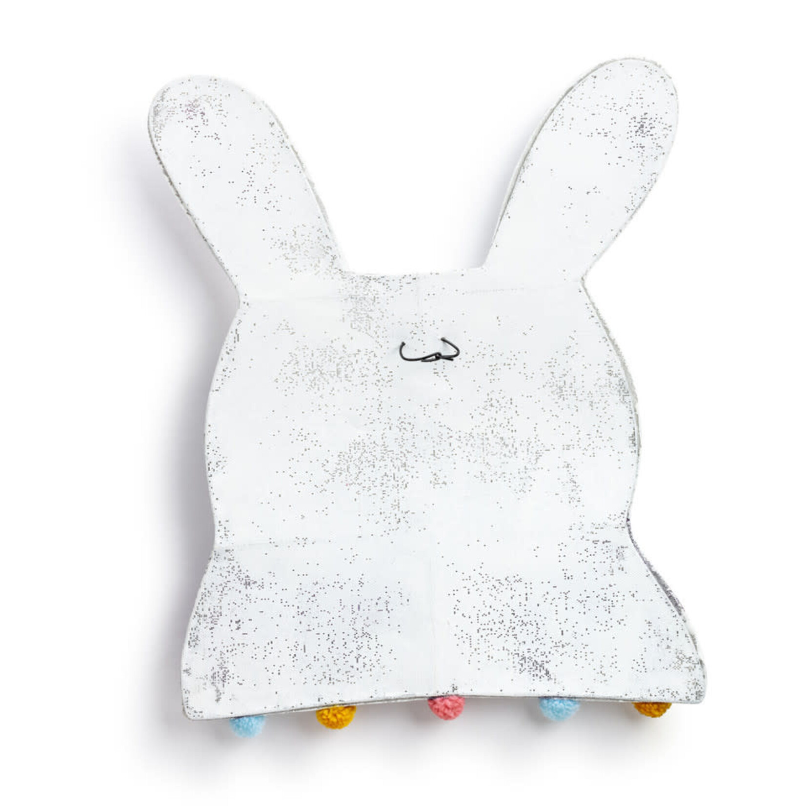 m. lynne designs colorful bunny door hanger