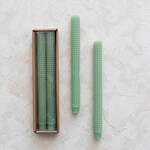 m. lynne designs mint hobnail taper candle