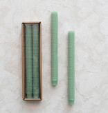 available at m. lynne designs Mint Hobnail Taper Candle