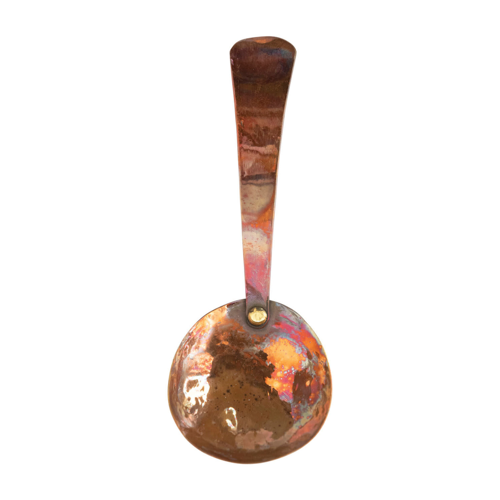 m. lynne designs hammered copper spoon