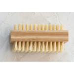 m. lynne designs bamboo & polyester rectangle double sided brush