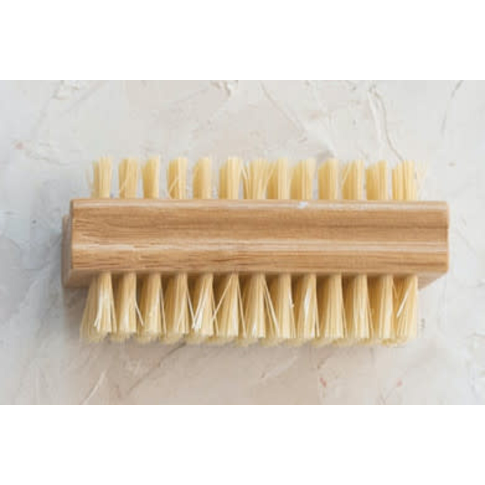 m. lynne designs bamboo & polyester rectangle double sided brush