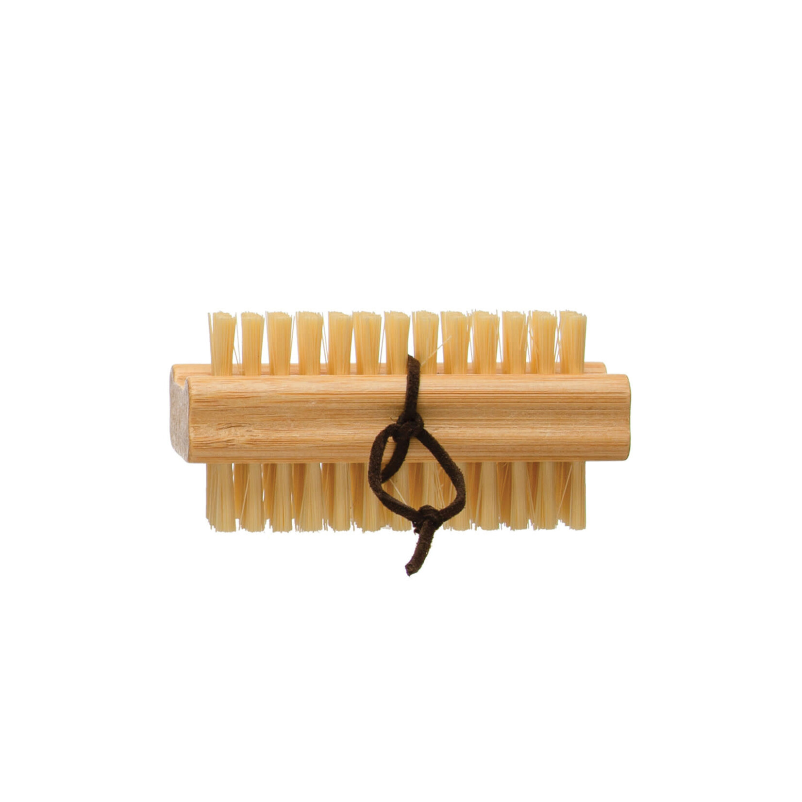 m. lynne designs bamboo & polyester rectangle double sided brush