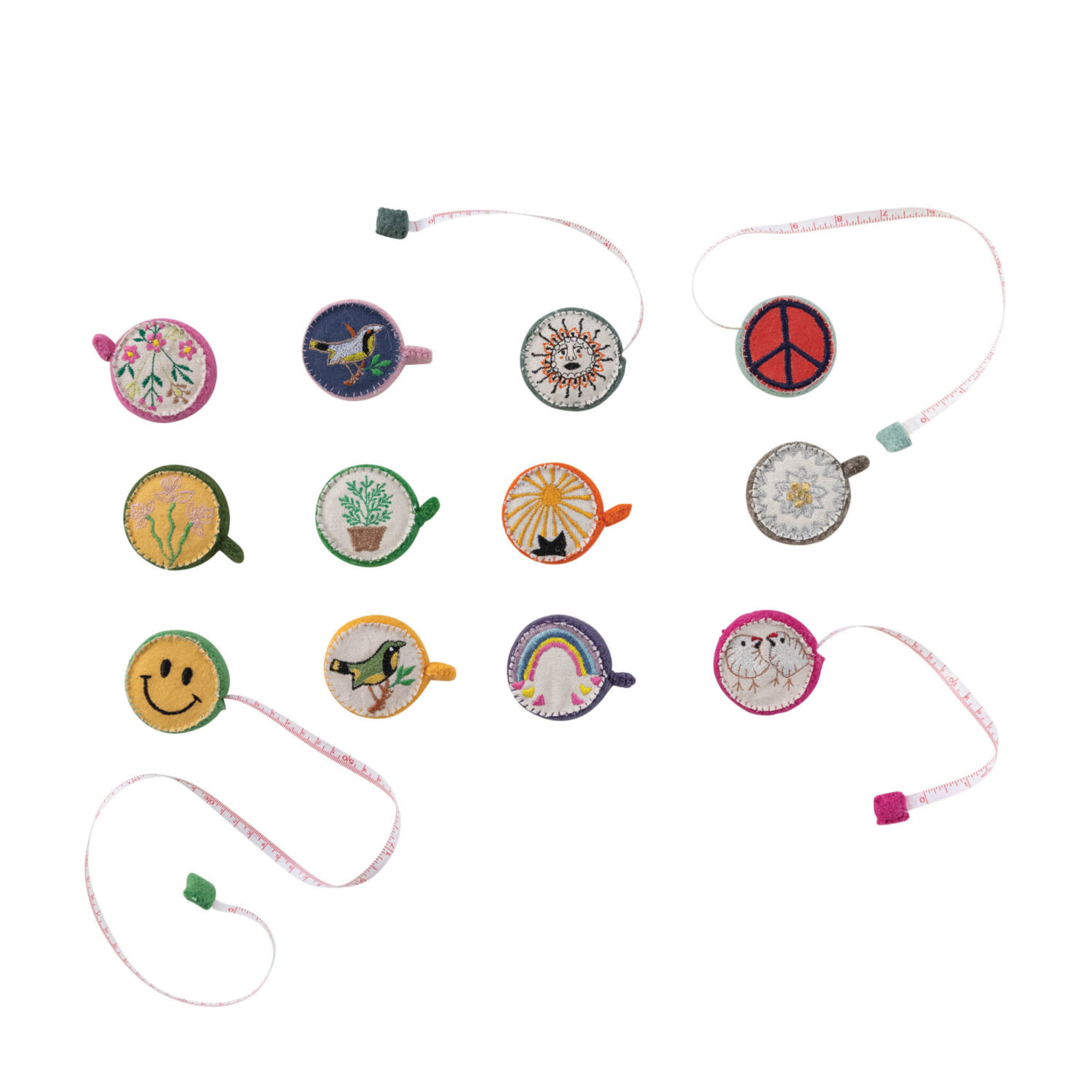 m. lynne designs felt tape measure