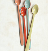 available at m. lynne designs Enameled Stainless Steel Tea/Cocktail Spoon