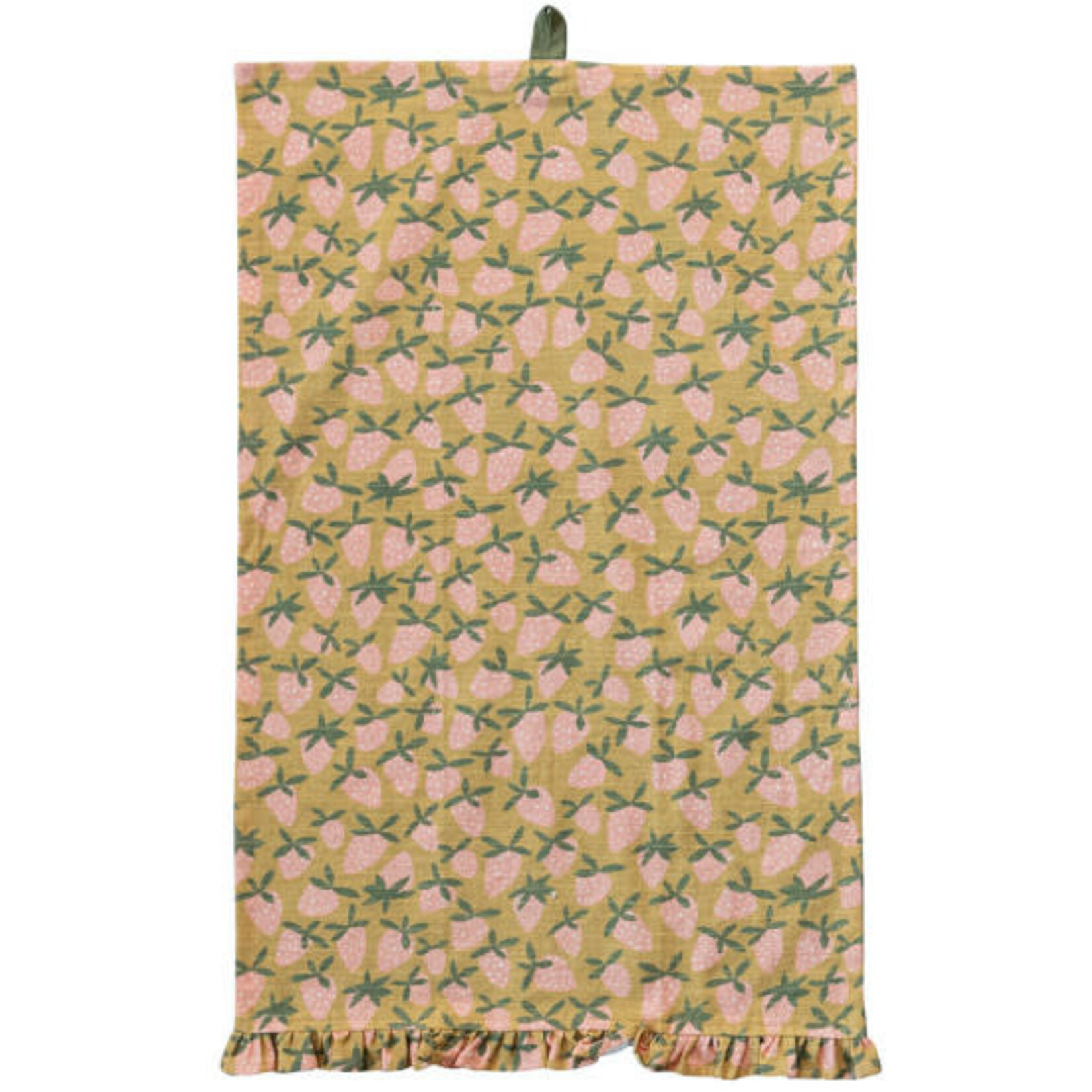 m. lynne designs fruits & veggies tea towel