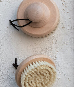 available at m. lynne designs Beech Wood Body Brush