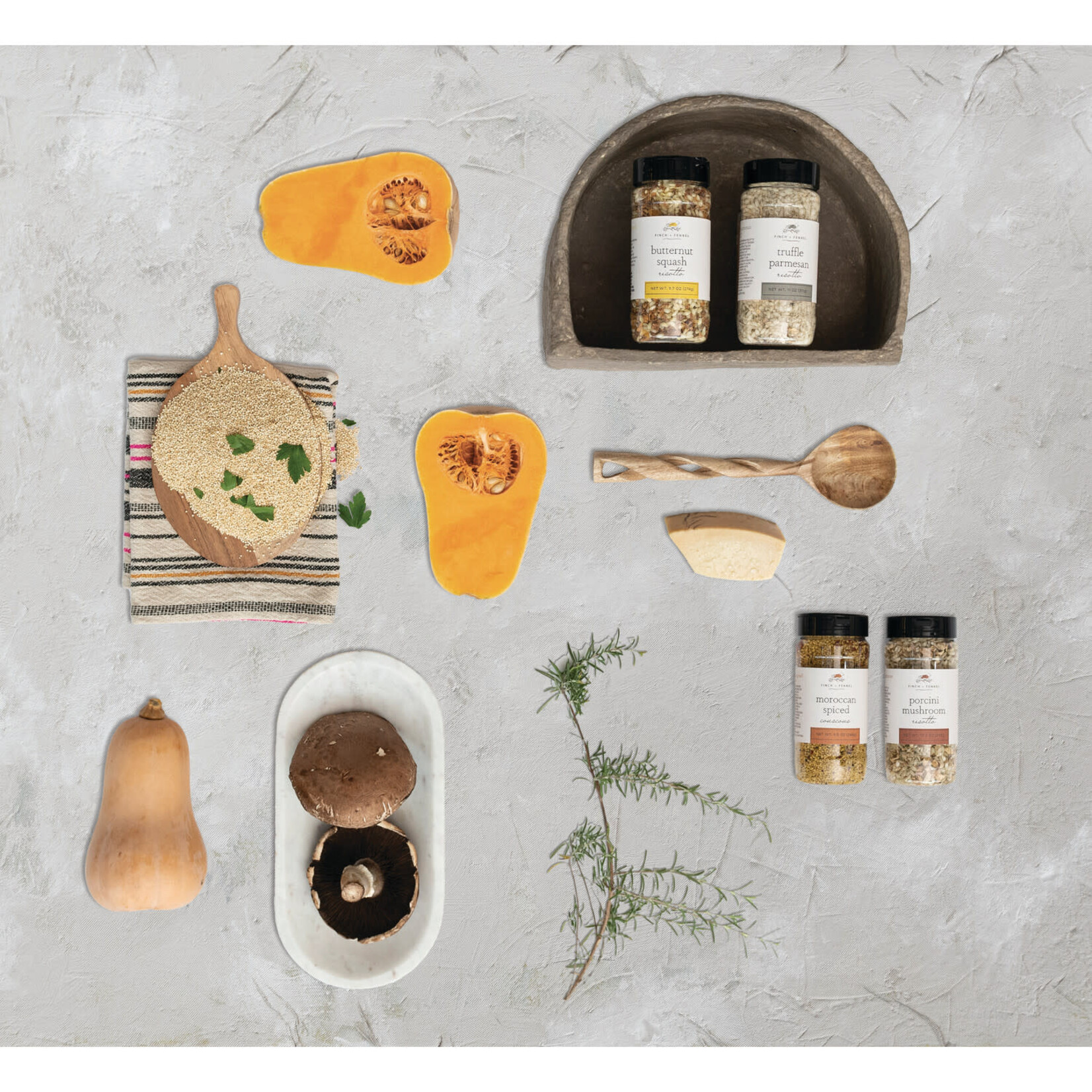 m. lynne designs truffle parmesan risotto
