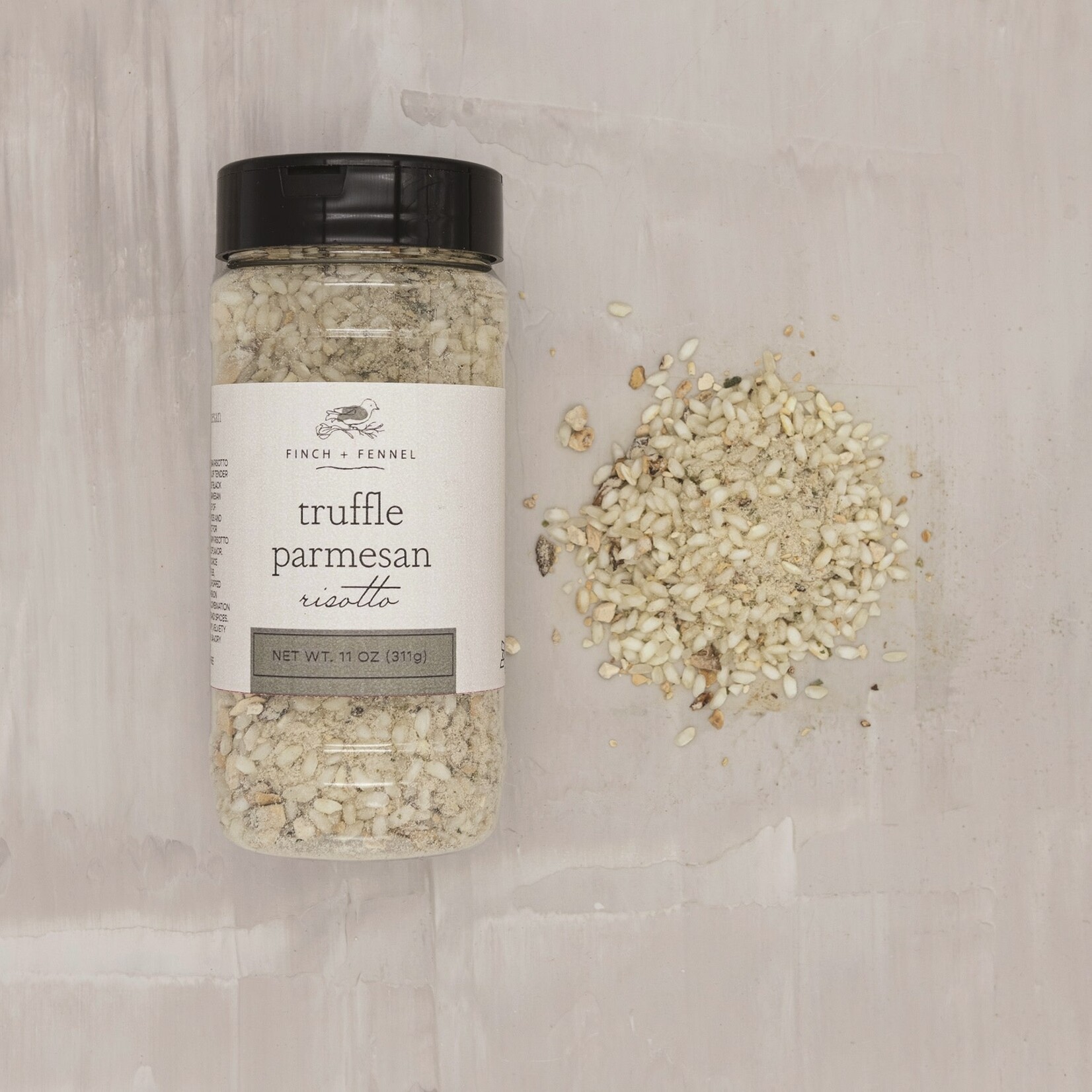 m. lynne designs truffle parmesan risotto