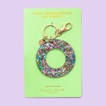 taylor elliott designs acrylic confetti O keychain