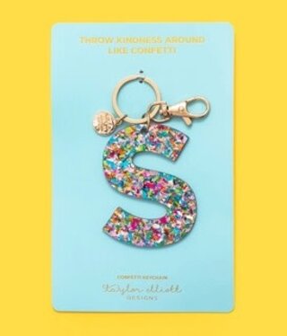 taylor elliott designs Acrylic Confetti S Keychain