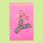 taylor elliott designs acrylic confetti Y keychain